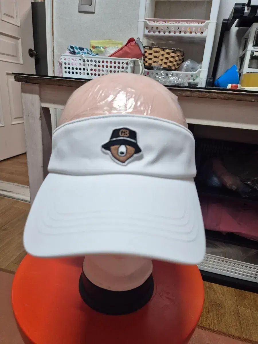 ゴールデンベア ゴルフ サンキャップ 白