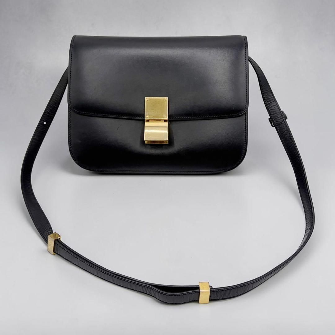 ⭐️良品⭐️ セリーヌ クラシックボックス ショルダーバッグ ブラック