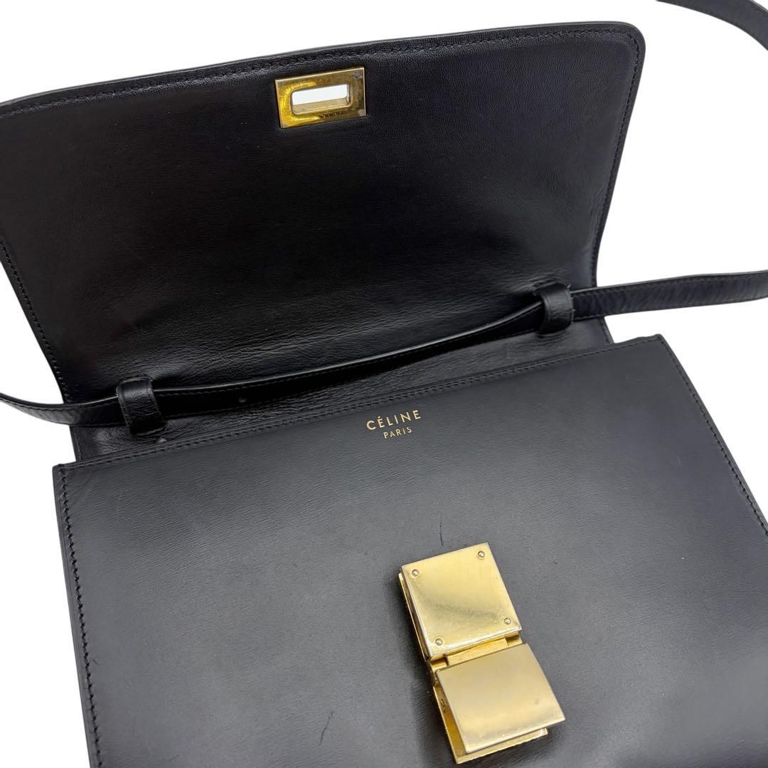 ⭐️良品⭐️ セリーヌ クラシックボックス ショルダーバッグ ブラック 
