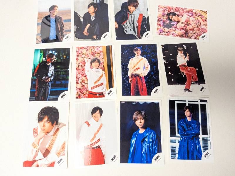 NEWS 加藤シゲアキ 2015-2019年 公式写真 計62枚セット まとめ売り