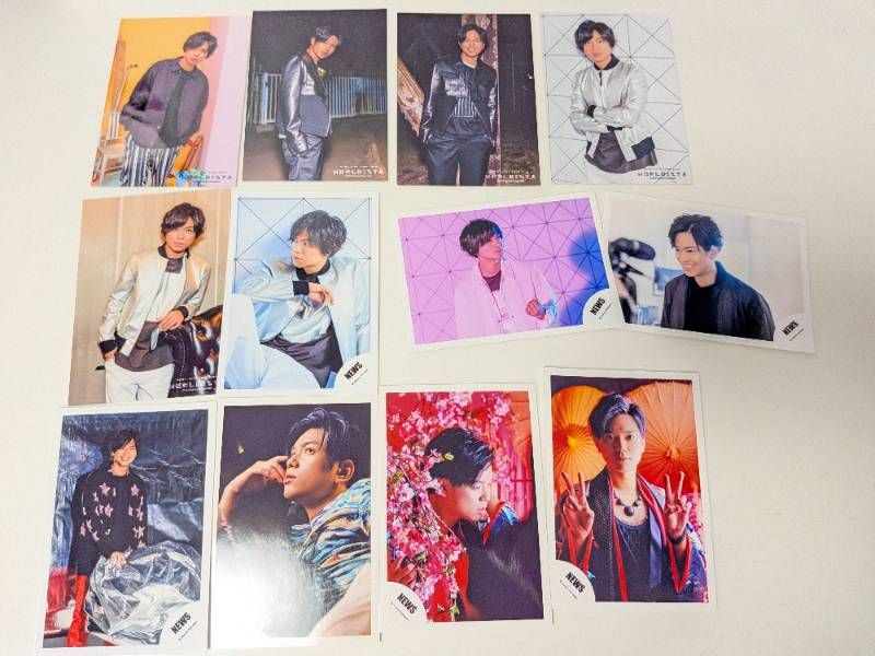 NEWS 加藤シゲアキ 2015-2019年 公式写真 計62枚セット まとめ売り