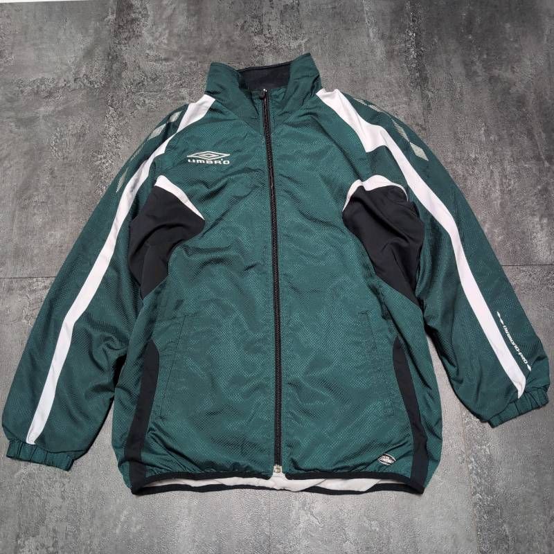 Umbro Mens Nylon Tracksuit Setup Moss Green Size L Jacket Pants