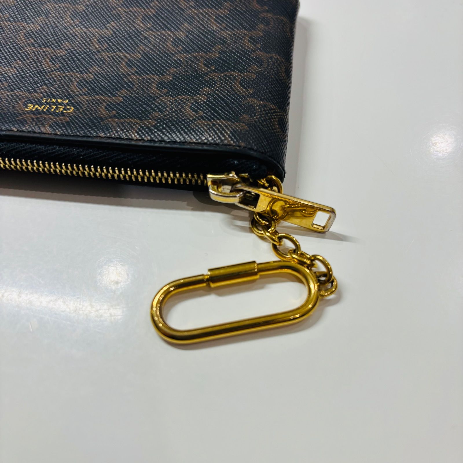 創業記念SALE❗️【美品】CELINE セリーヌ フック付き コイン＆カード