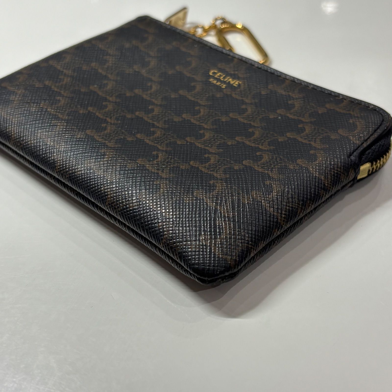 創業記念SALE❗️【美品】CELINE セリーヌ フック付き コイン＆カード