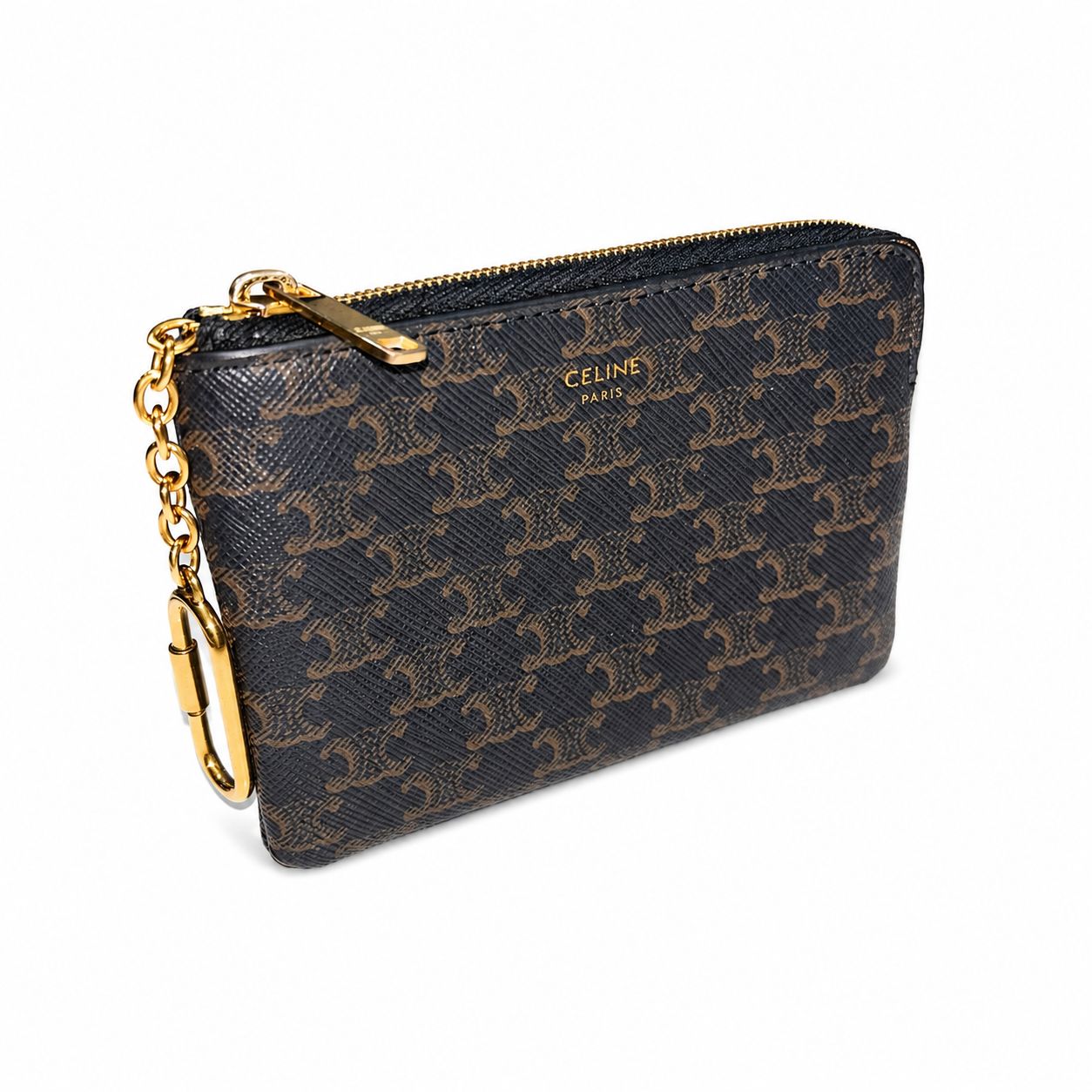 創業記念SALE❗️【美品】CELINE セリーヌ フック付き コイン＆カード
