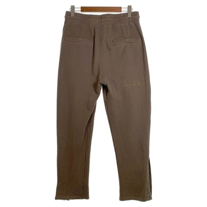 EXAMPLE エグザンプル ROUND LOGO PATCH SIDE BUTTON SWEAT PANTS