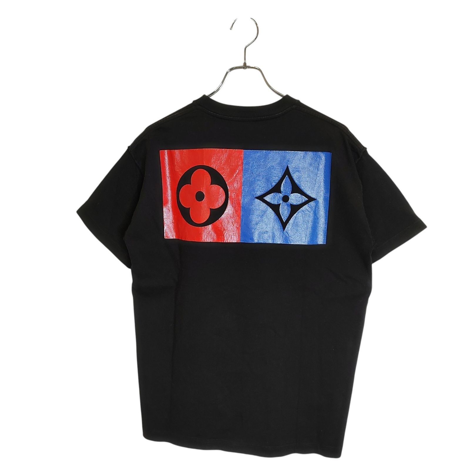 LOUIS VUITTON - ルイヴィトン 19AW バックフラワー プリント 半袖Ｔシャツ カットソー トップス RM192M NPL HHY07W ホワイト L【中古】 LOUIS VUITTON ルイ・ヴィトン 19AW Back Flower Print Tee バック