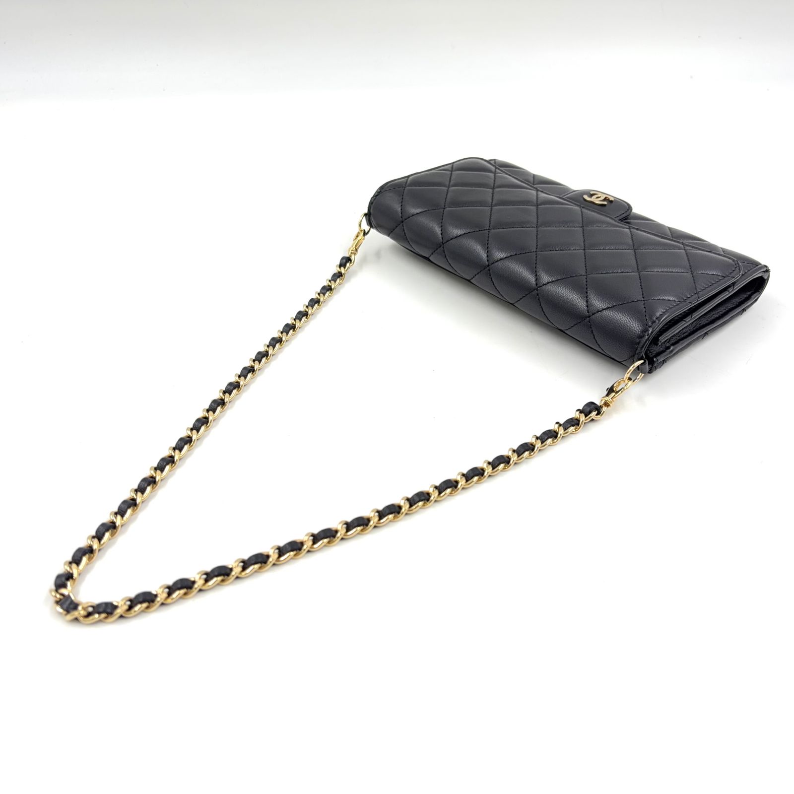 新着】CHANEL マトラッセウォレット シリアルナンバー22番台 