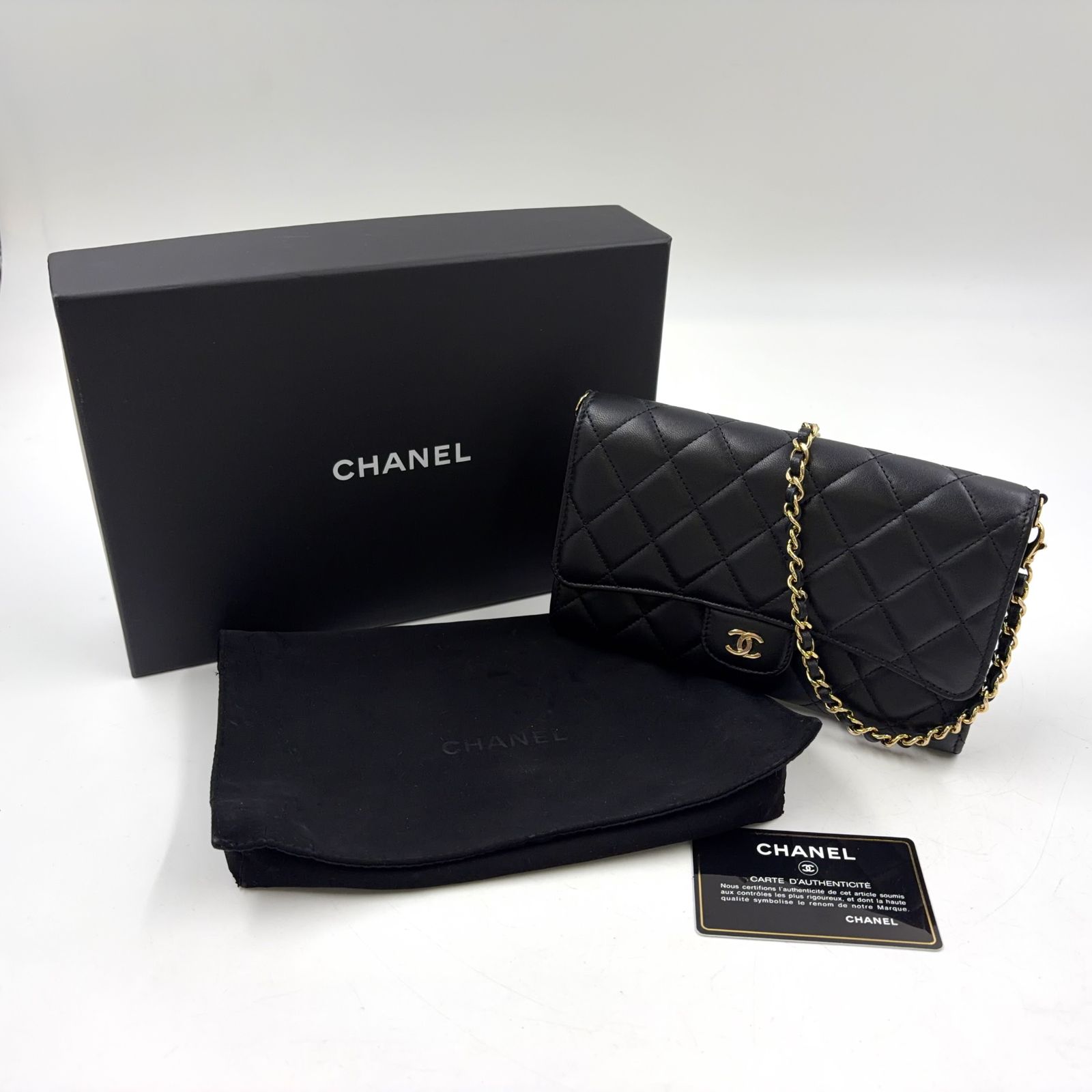 新着】CHANEL マトラッセウォレット シリアルナンバー22番台 