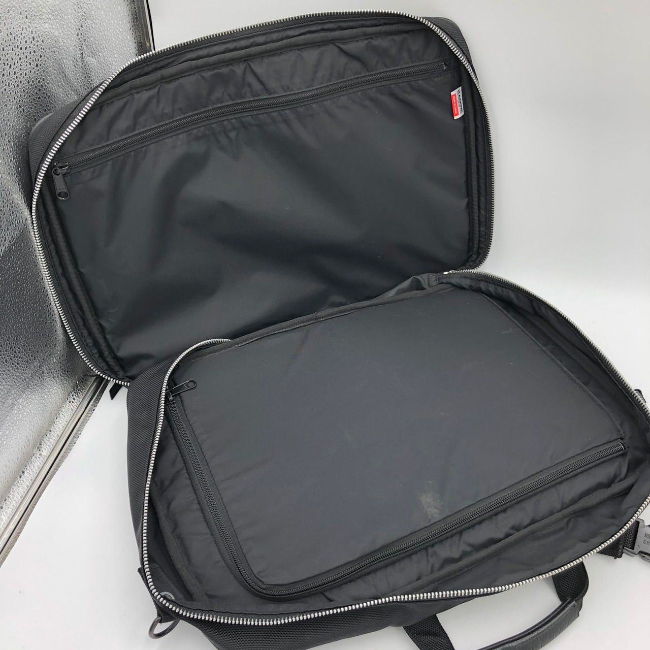 カドヤ 3WAY ビジネスバッグ リュックサック レザー ナイロン ブラック 