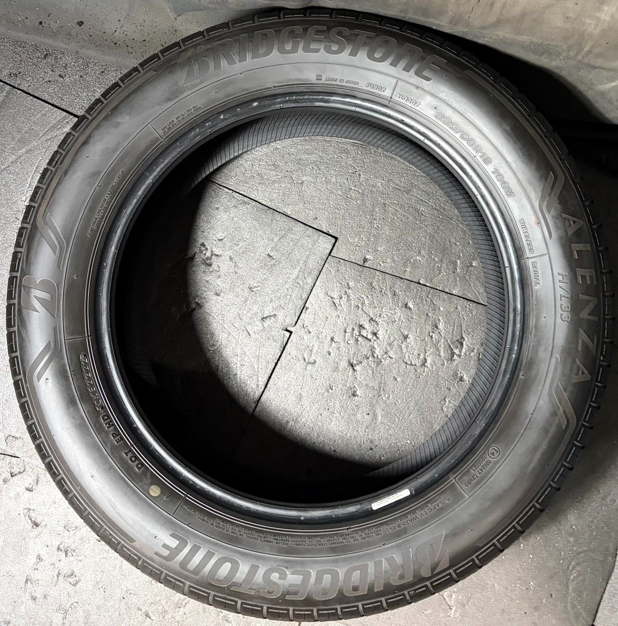 2022年製 約7.1～7.4分山 ブリヂストン BRIDGESTONE アレンザ ALENZA H 