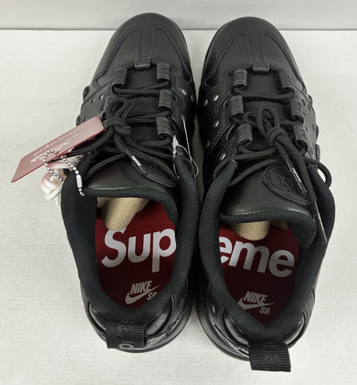 未使用 箱色あせ有 Supreme Nike SB Air Max 2 CB 94 Low SP Black 27 