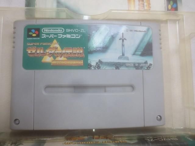 ゲーム スーパーファミコン ソフト ゼルダの伝説 神々のトライフォース