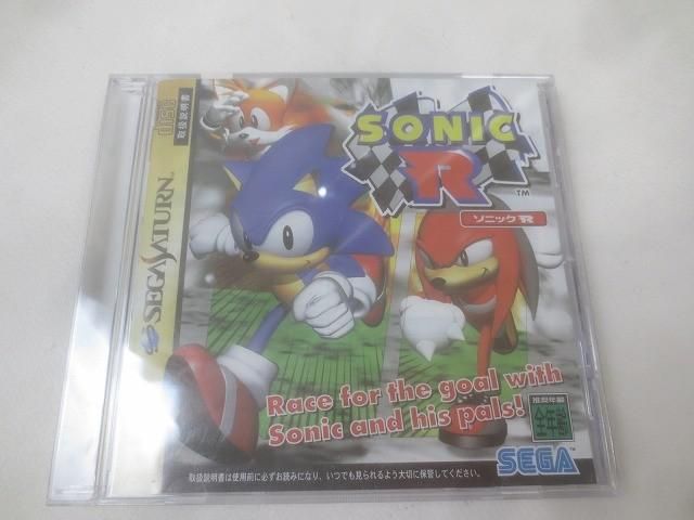 ゲーム セガ セガサターン ソニックR SONIC R 説明書 帯付き 中古品