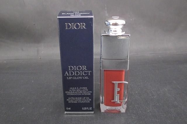 未使用 ディオール Dior アディクト リップ グロウ オイル 104 ブラック チェリー リップオイル
