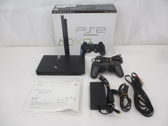 中古品 ゲーム プレイステーション2 PS2 本体 SCPH-75000 動作品 箱