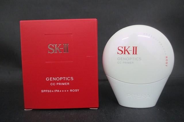 未使用 コスメ SK-II ジェノプティクス CC プライマー ロージーピンク 30g 日焼け止め美容クリーム