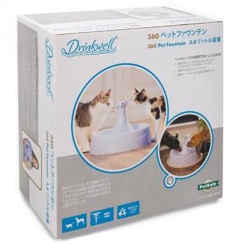 PetSafe Japan　ペットセーフ　ドリンクウェル 360 ペットファウンテン　3.8リットル容量　自動給水器　D360JP-RE-18