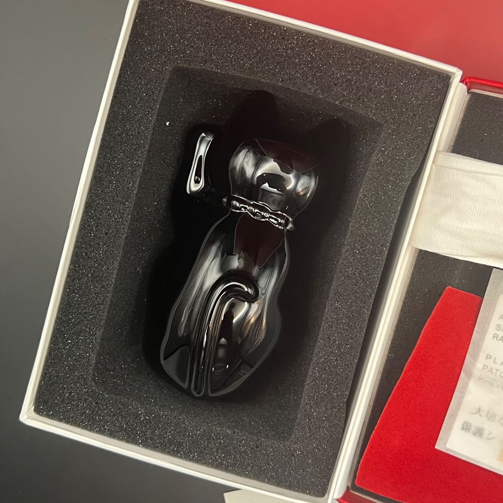新品未使用】バカラ ミッドナイト まねき猫 - メルカリ
