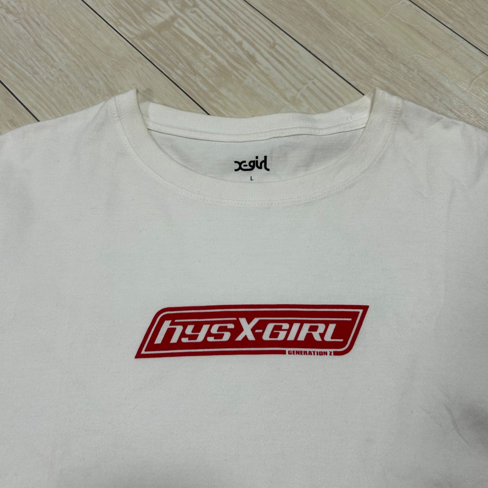 HYSTERIC GLAMOUR × X-girl コラボ ロゴロンT L - メルカリ