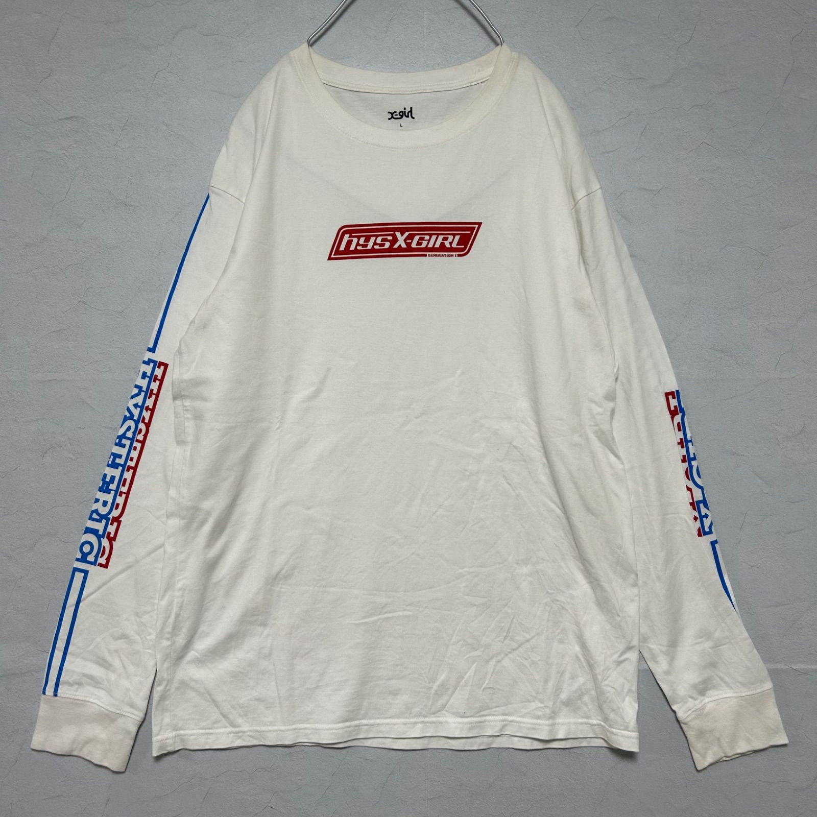 y2k❤️00s HYSTERIC GLAMOUR l ガール ロンT HYSTERIC GLAMOUR × X-girl コラボ ロゴロンT L - メルカリ