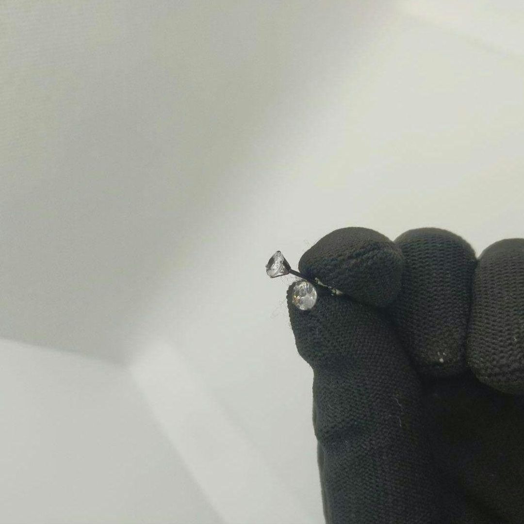 新品✨　モアサナイト　ピアス　一粒　スタッド　両耳用　3mm 4mm シルバー thumbnail 6