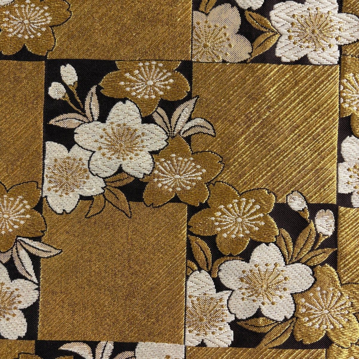 美品】 振袖 身丈169.5cm 裄丈68.5cm L 袷 袋帯フルセット 草花 金糸