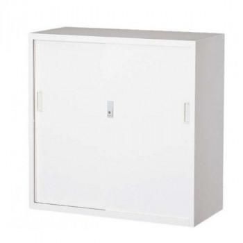 オフィス向け　一般書庫・ホワイト 3×3型引違書庫 3号鉄戸　COM-303D-W