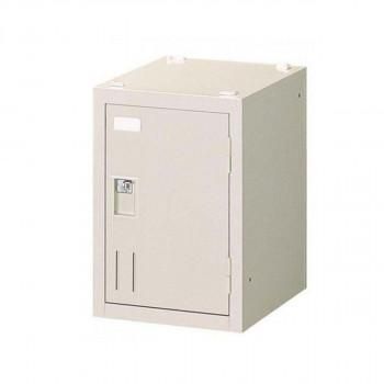 オフィス・店舗向け　ロッカー ニューグレー 1人用ロッカー(南京錠掛け金具付取っ手タイプ)　COM-SHG1B