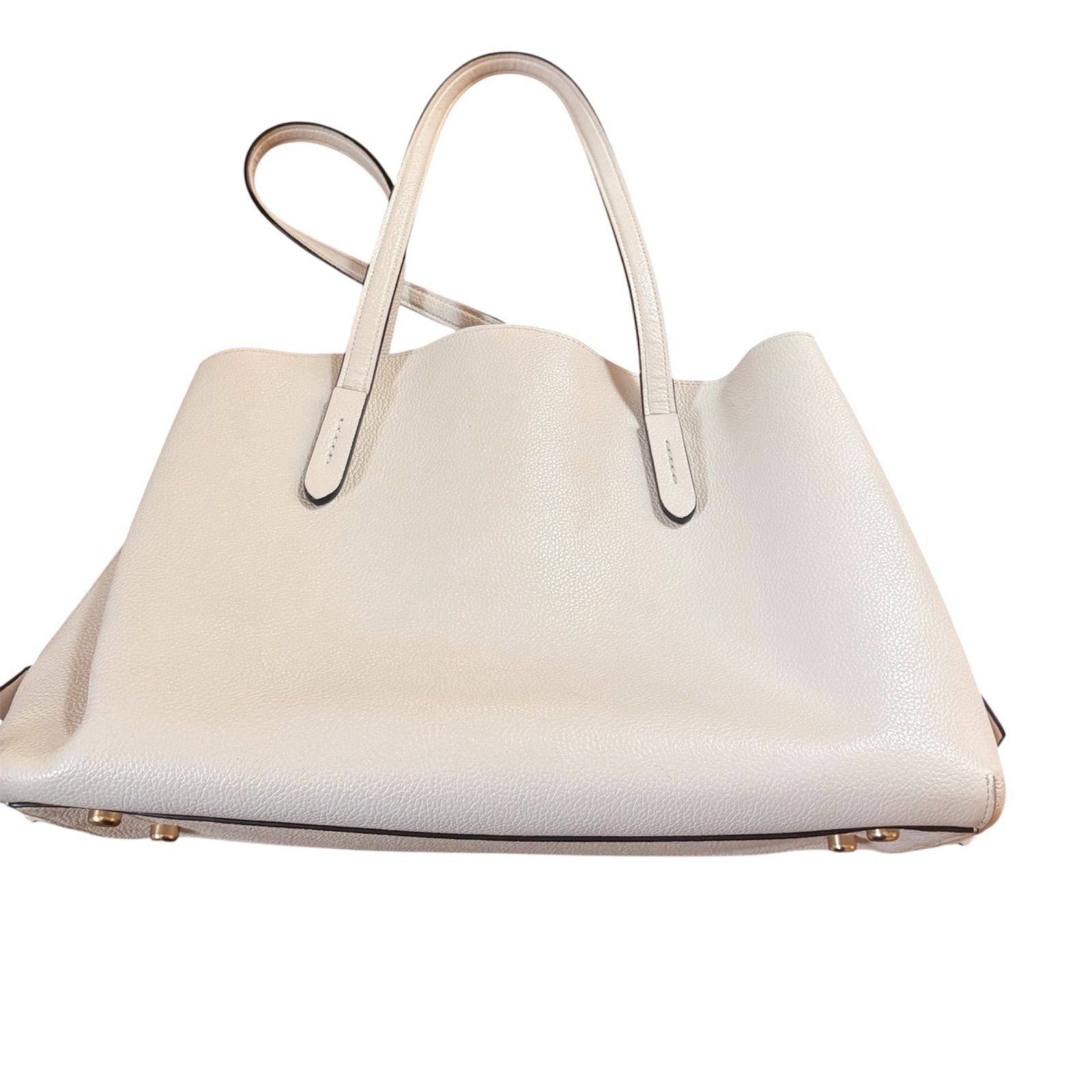 COACH コーチ トートバッグ 52547 ホワイト レザー - メルカリ
