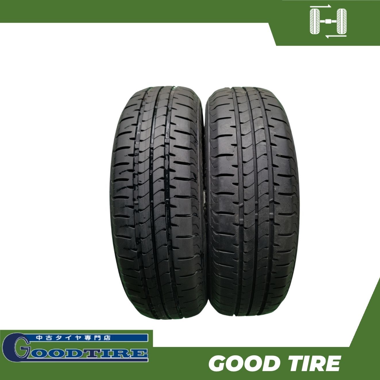175/65R15 8分山 ブリヂストン NEWNO 2023年製 夏用 2本セット 中古タイヤ タイヤ アクア フィット ノート（7696）