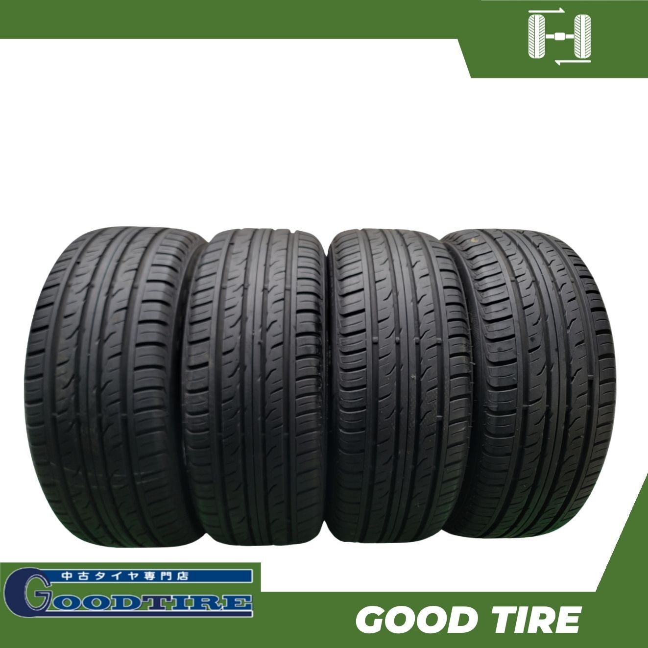 235/55R18 ダンロップ GRANDTREK PT3 2020年製 夏用 4本 8分山 中古
