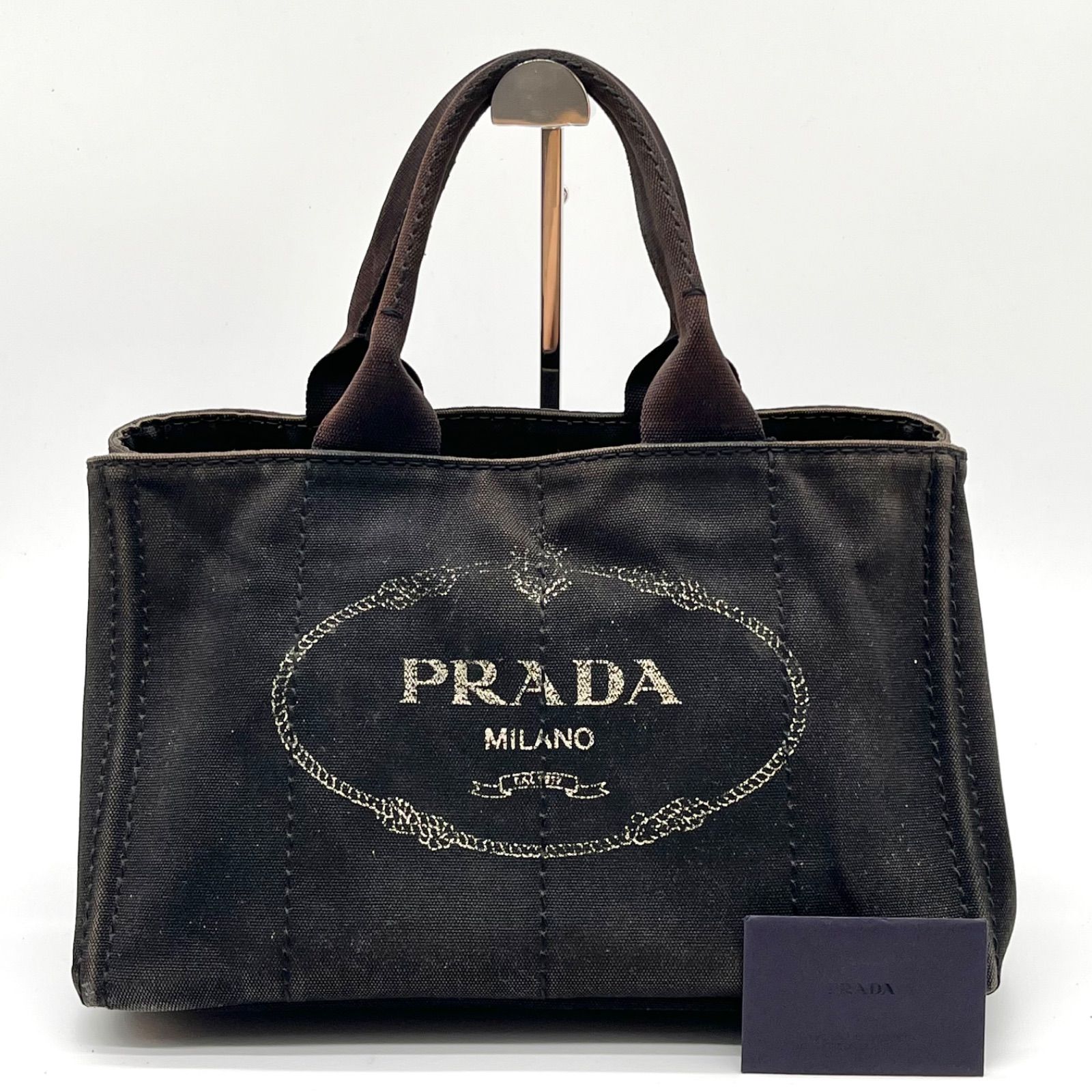 PRADA プラダ カナパ トートバッグ ハンドバッグ ブラック 黒