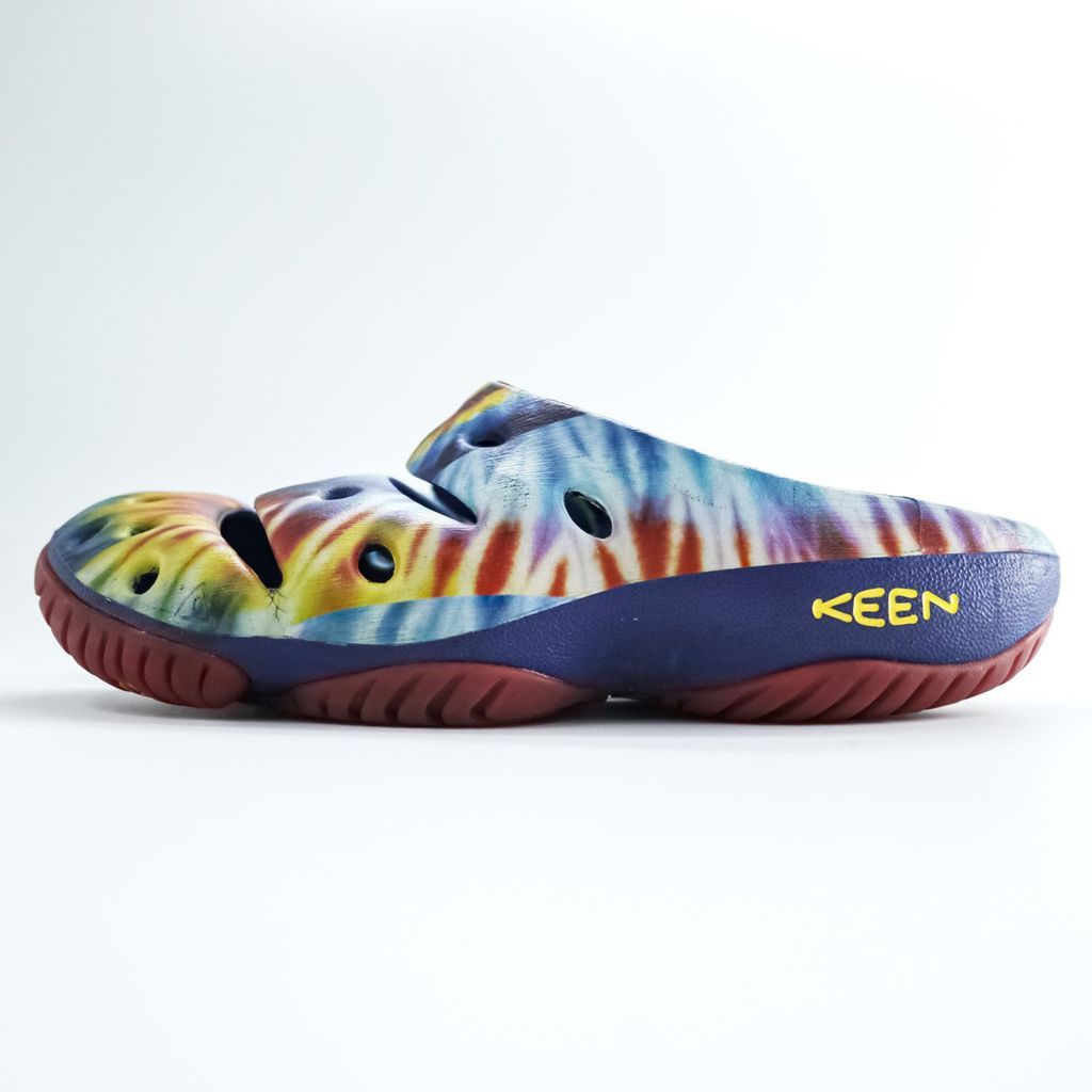 メンズ KEEN ヨギ YOGUI ARTS クロッグ サンダル 28cm イエロー ブルー