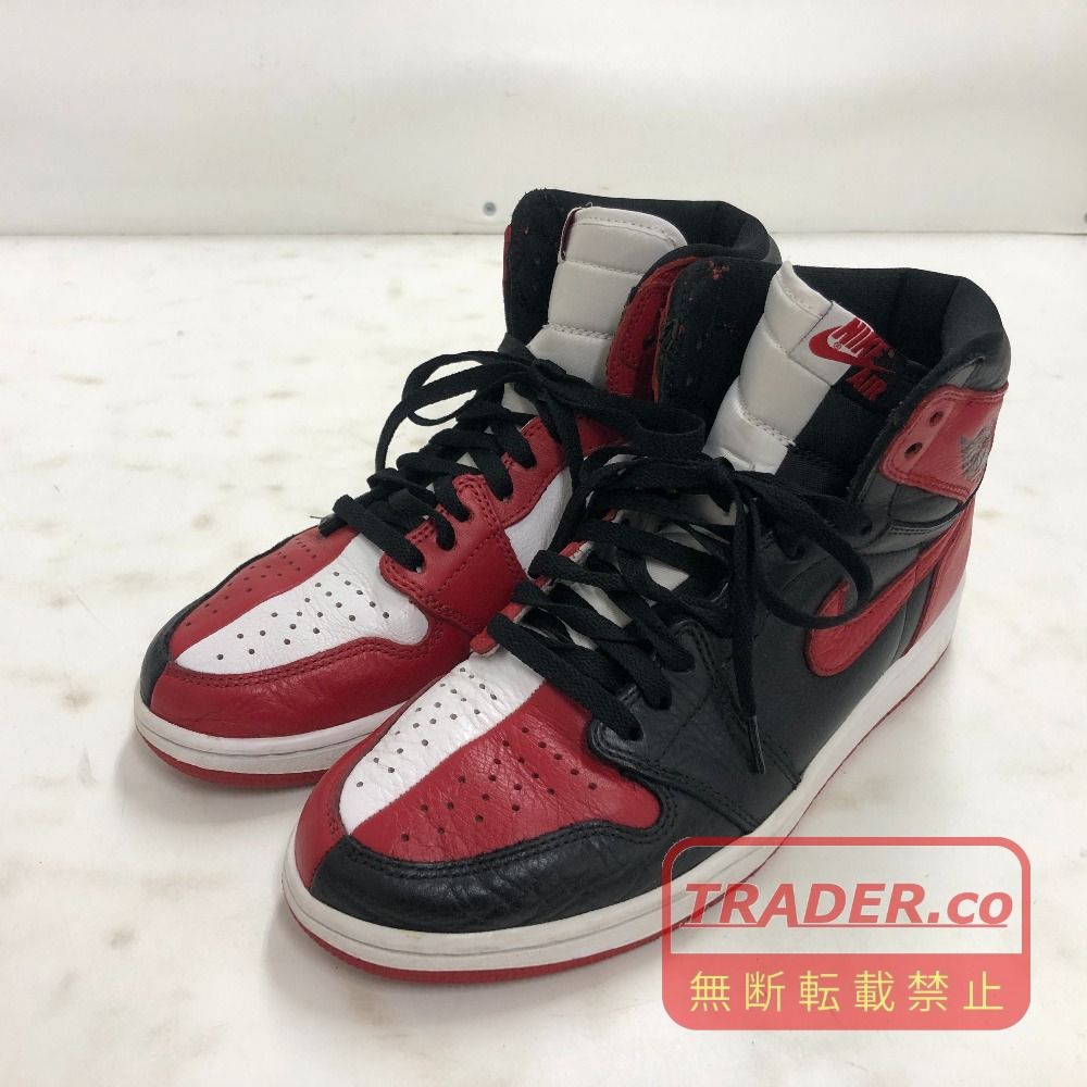 02w25261 ナイキ NIKE AIR JORDAN 1 RETRO HIGH OG ホワイト 27.5cm 