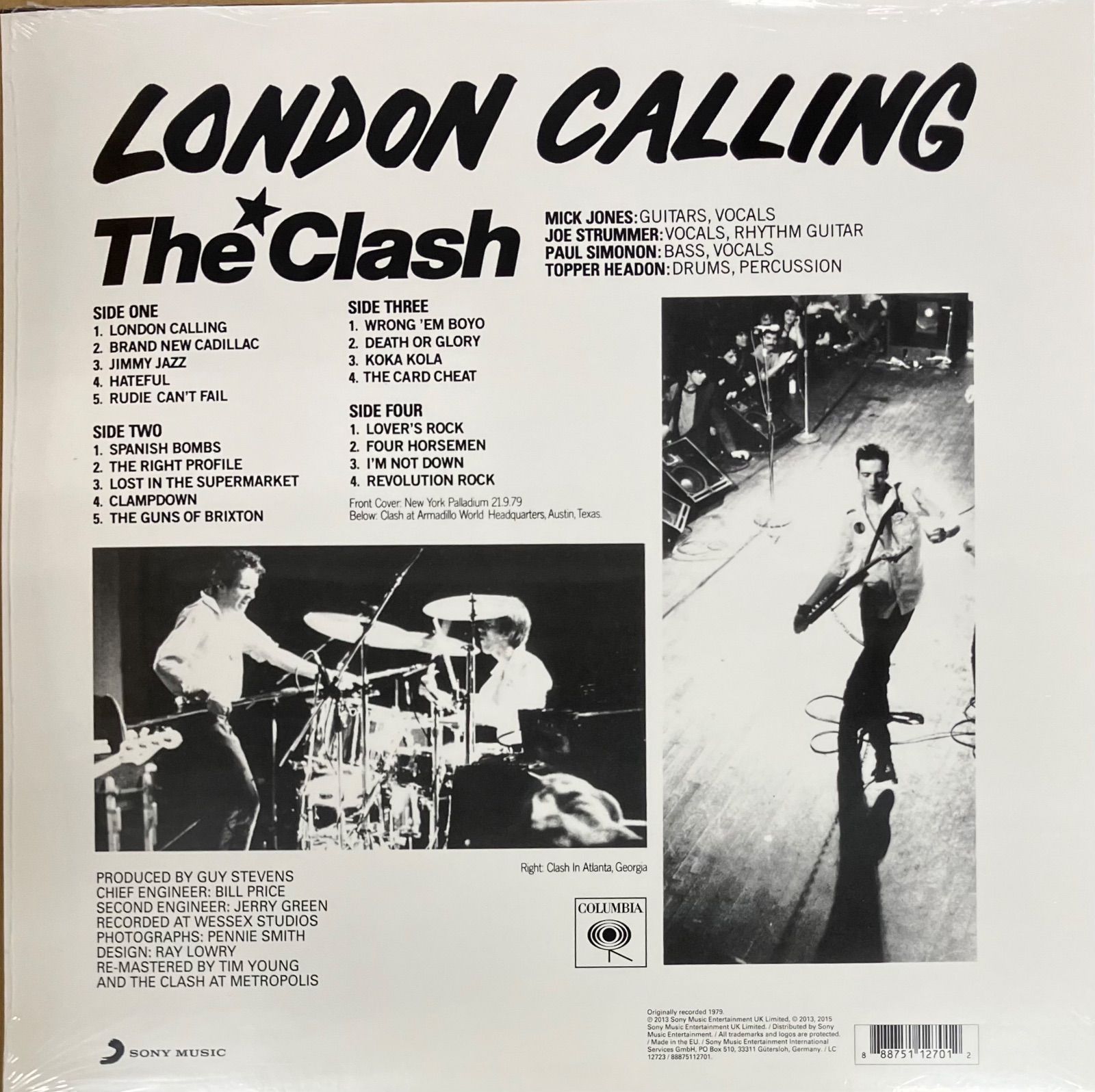 ザ・クラッシュ ロンドン・コーリング LP 新品LP】クラッシュ（The Clash） - ロンドン・コーリング（London