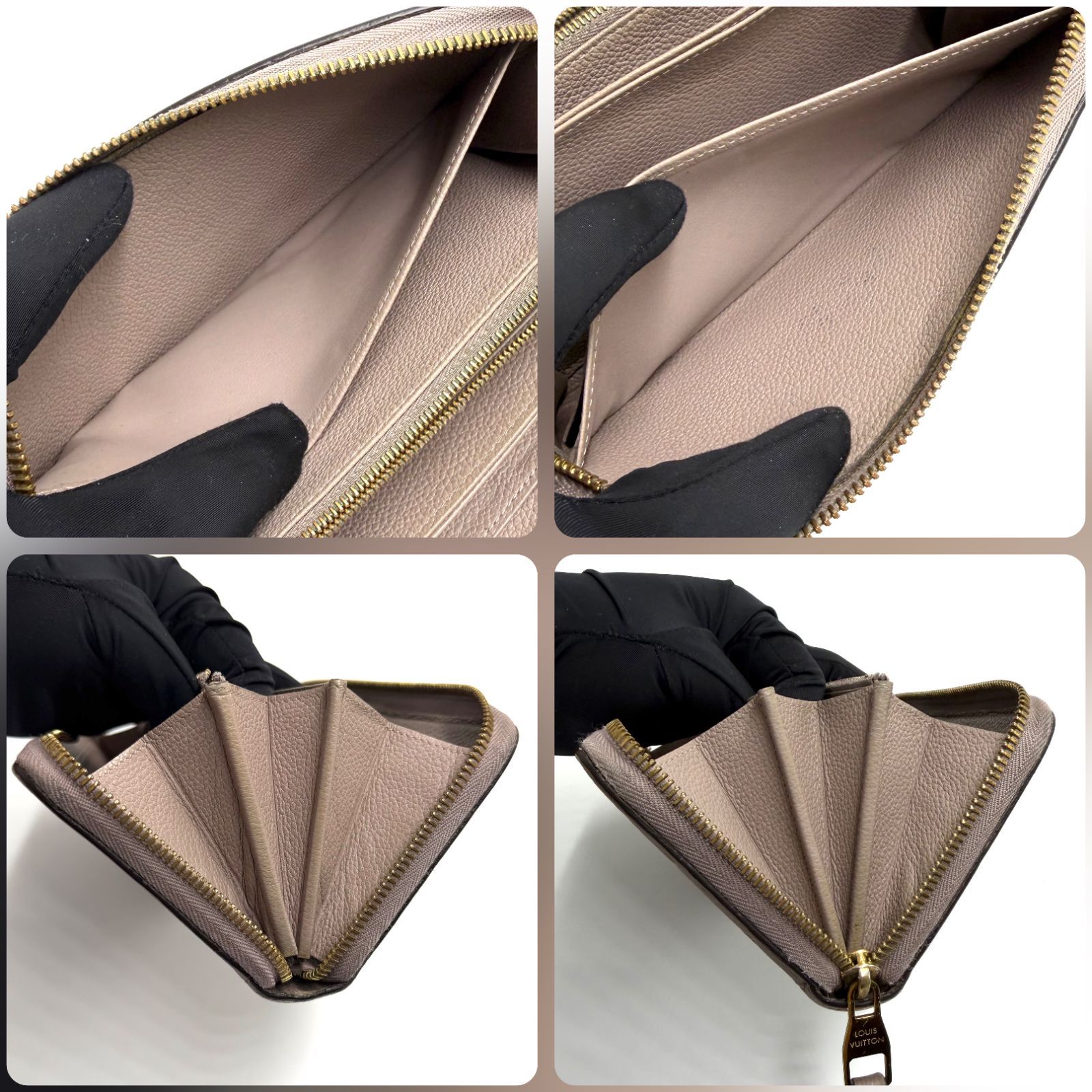 ルイヴィトン LOUIS VUITTON モノグラム アンプラント ジッピー 