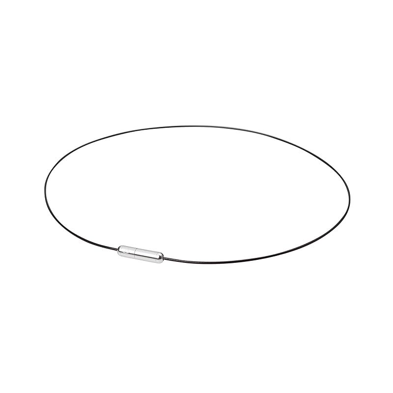 ファイテン(phiten) ネックレス RAKUWA ネック ワイヤーAir ブラック/シルバー 40cm