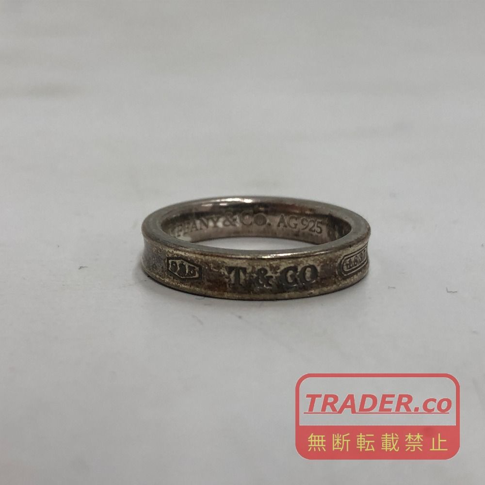 02w25265 ティファニー TIFFANY&Co. ナローリング シルバー 10号