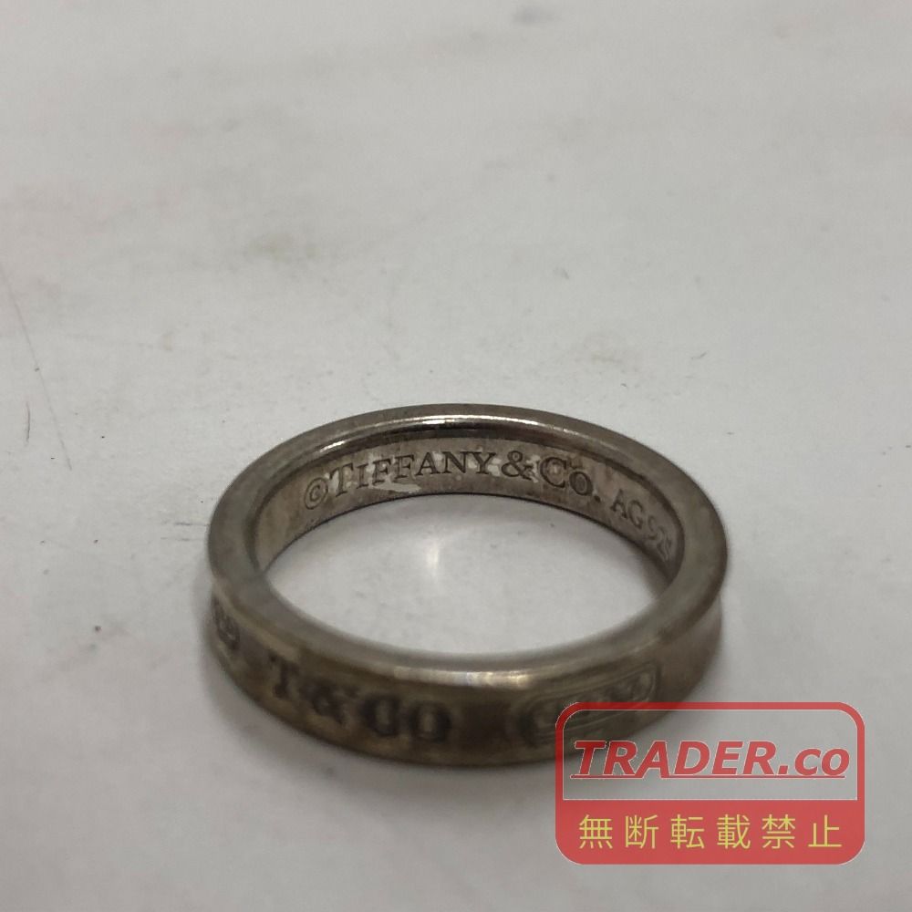 Tiffany & Co. シルバーリング 02w25265 ティファニー TIFFANY&Co. ナローリング シルバー 10号