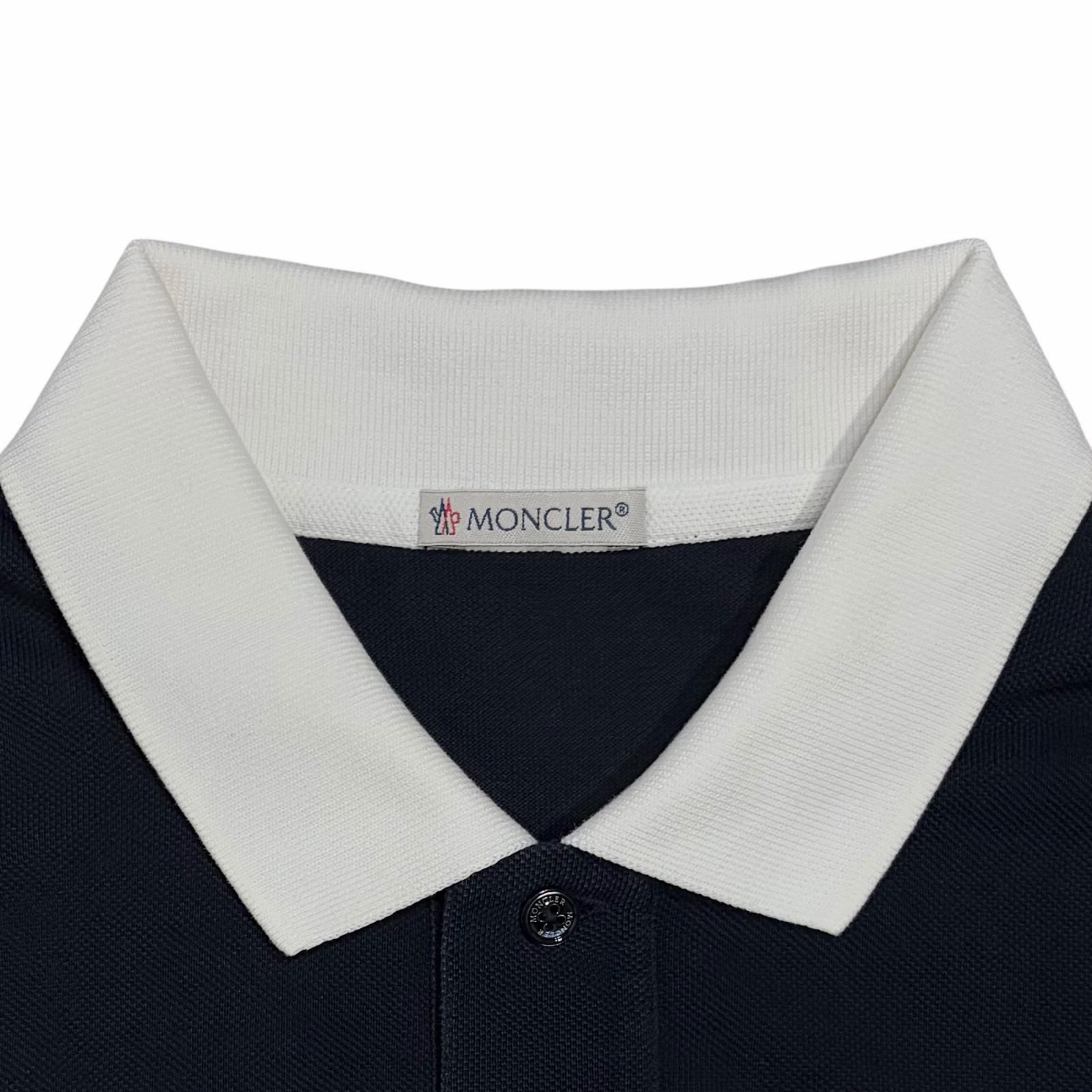 MONCLER/S /ダークネイビー /襟裏ロゴポロシャツ/型番
