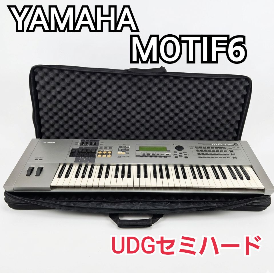 YAMAHA MOTIF6 61鍵 シンセサイザー UDGケースおまけ