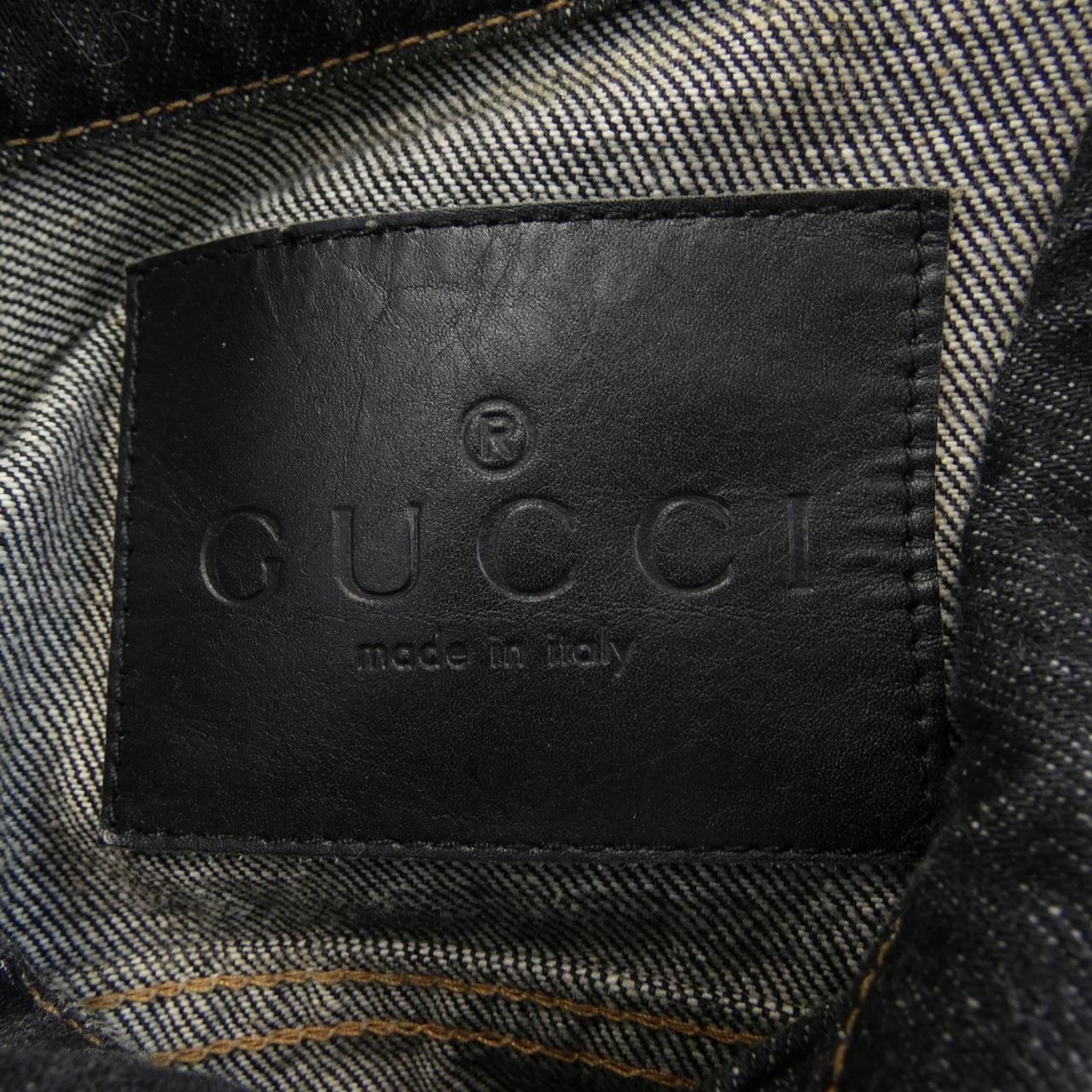 ヴィンテージ】グッチ GUCCI 314-0447-2149 デニムジャケット - メルカリ