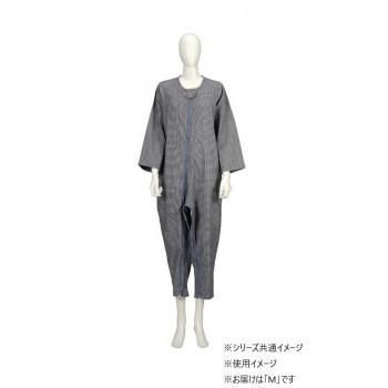 竹虎　ソフトケアねまき両開きファスナー厚手　紺　106443・M