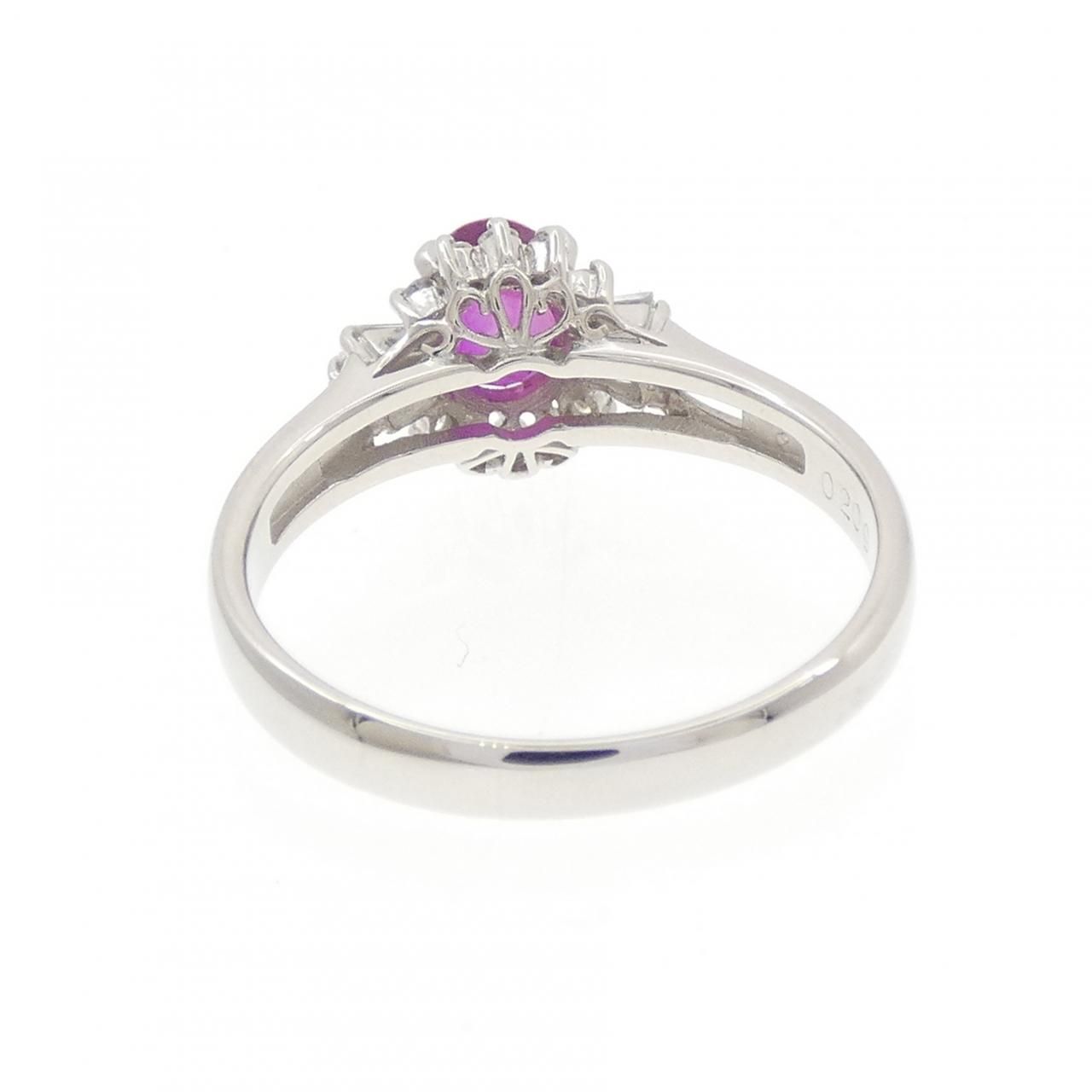 PT900 ルビー リング 0.88CT - メルカリ