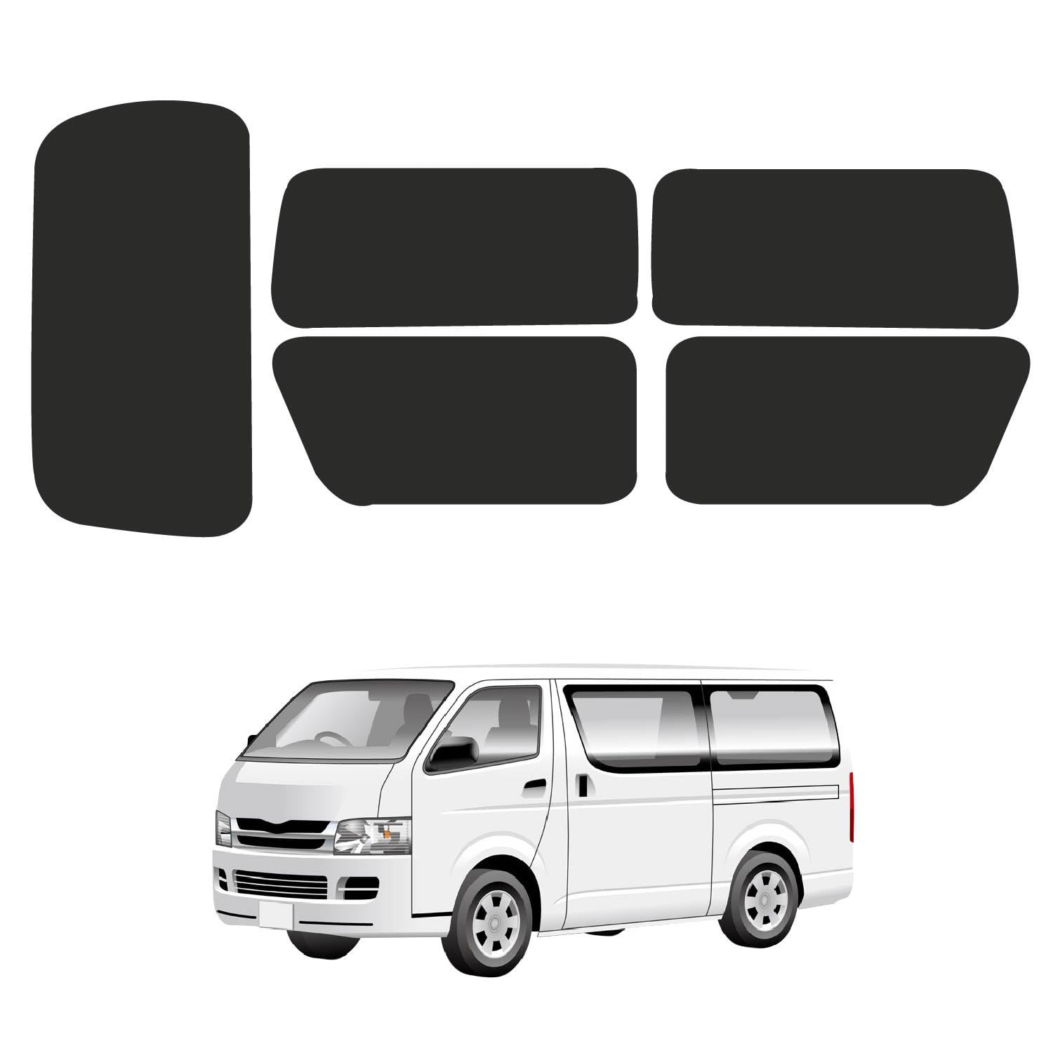 R☆セイワ(SEIWA) 車種専用用品 カーテン トヨタ ハイエース200系専用