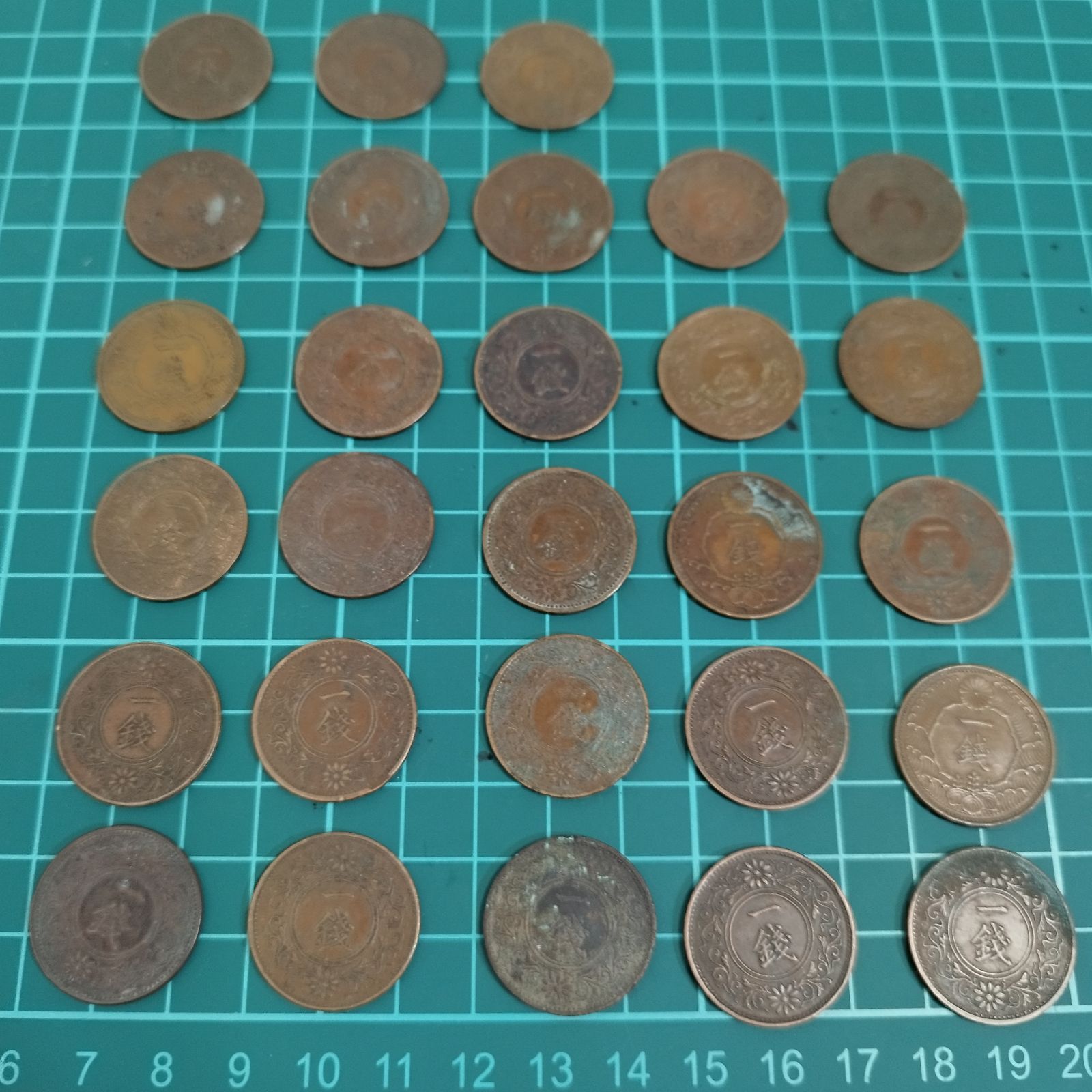 古銭 一銭銅貨 28枚 まとめ売り 昭和 大正 近代貨幣 汚れあり - メルカリ