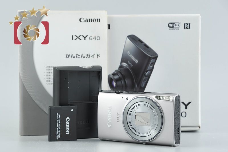 中古】Canon キヤノン IXY 640 シルバー コンパクトデジタルカメラ 元