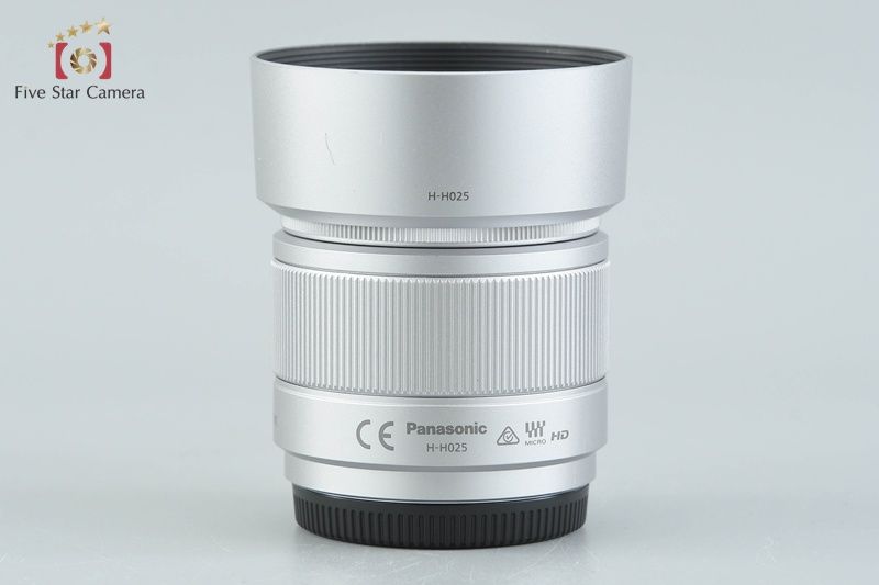 中古】Panasonic パナソニック LUMIX G 25mm f/1.7 ASPH. H-H025