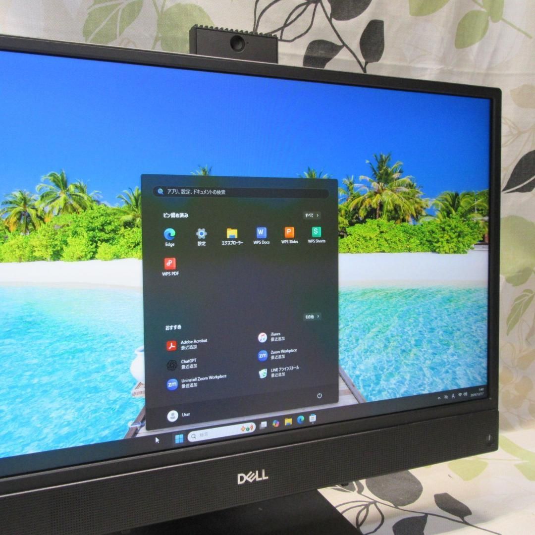 大画面！Win11高性能8世代Corei3/メ8GB/新品SSD+HDD/DVD Win11対応】DELL Corei3 SSD8GB FHDカメラ - メルカリ